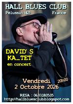 Concert "David's Ka-Tet" au Hall Blues Club_Pélussin
