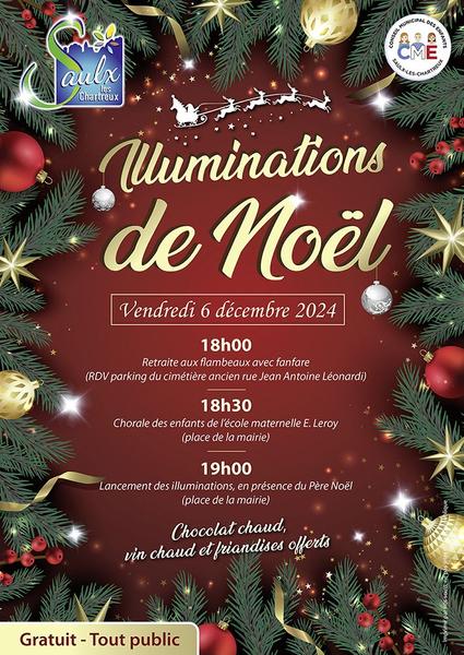 Illuminations de Noël - Saulx-les-Chartreux Le 6 déc 2024