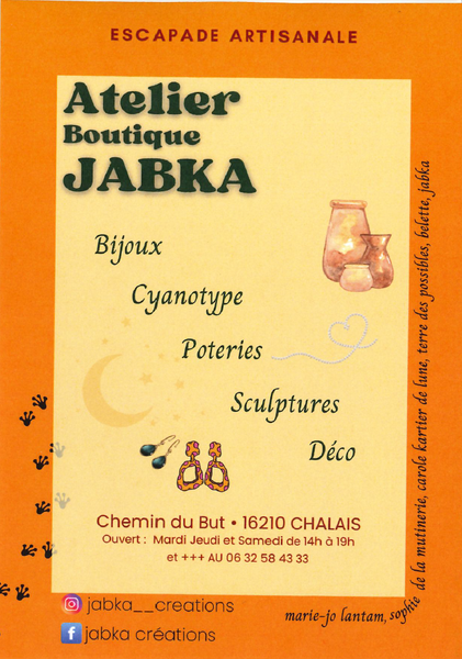 Atelier boutique Jabka - Escapade artisanale