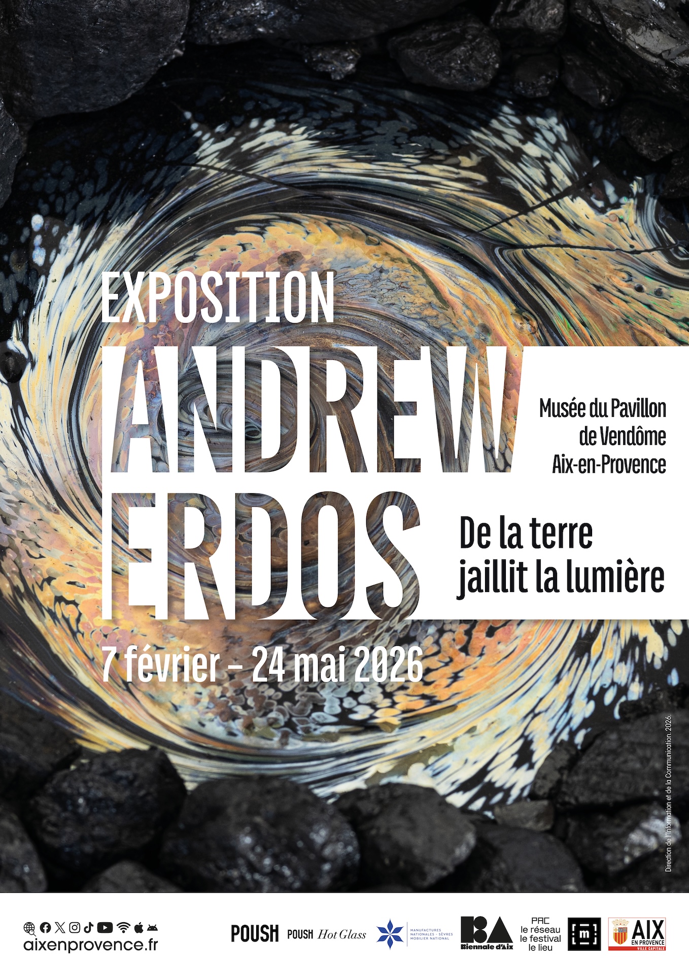 Exposition - Andrew Erdos - De la terre jaillit la lumière.