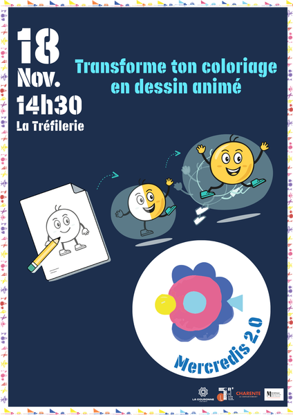 Les Mercredis 2.0 - Transforme ton coloriage en dessin animé