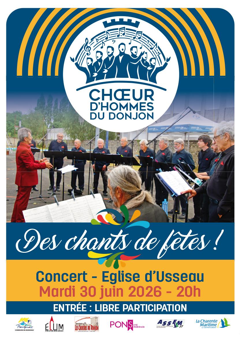 Concert Le chœur d’hommes du Donjon de Pons