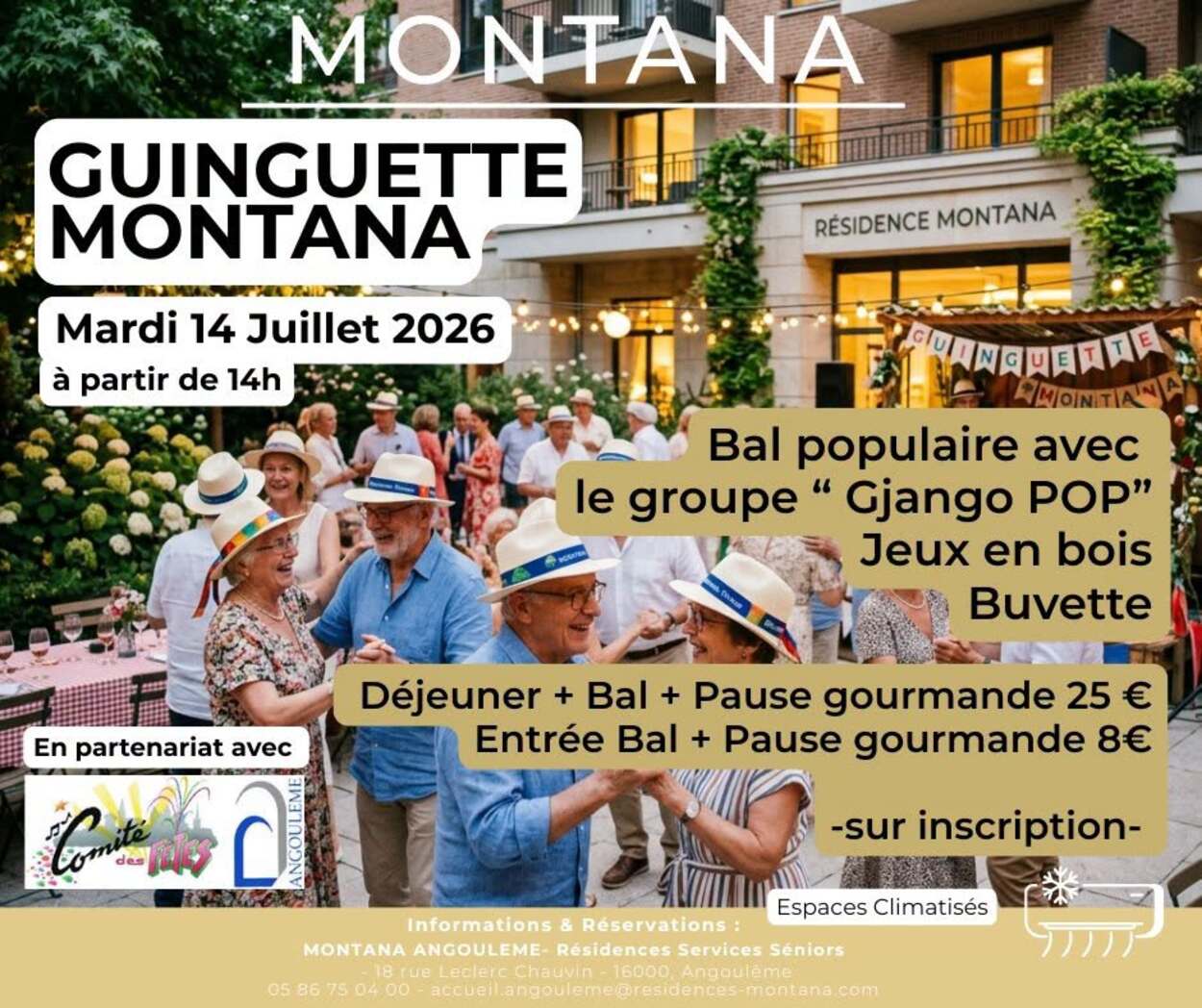 Guinguette Montana - Bal du 14 juillet
