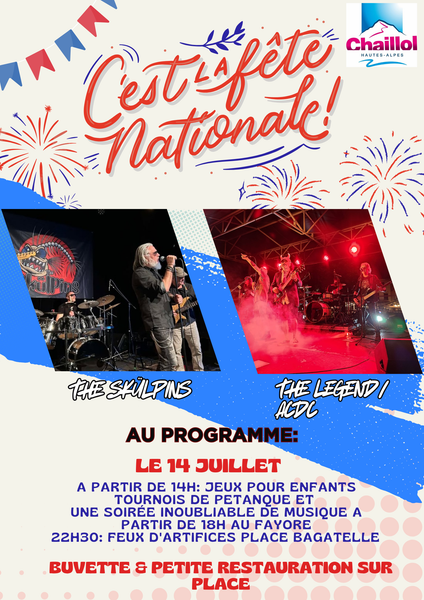 14juillet - © Service animation Fête du 14 juillet à Chaillol !_Saint-Michel-de-Chaillol - © Service animation