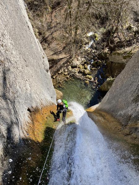 Canyon de La Terrasse en hiver