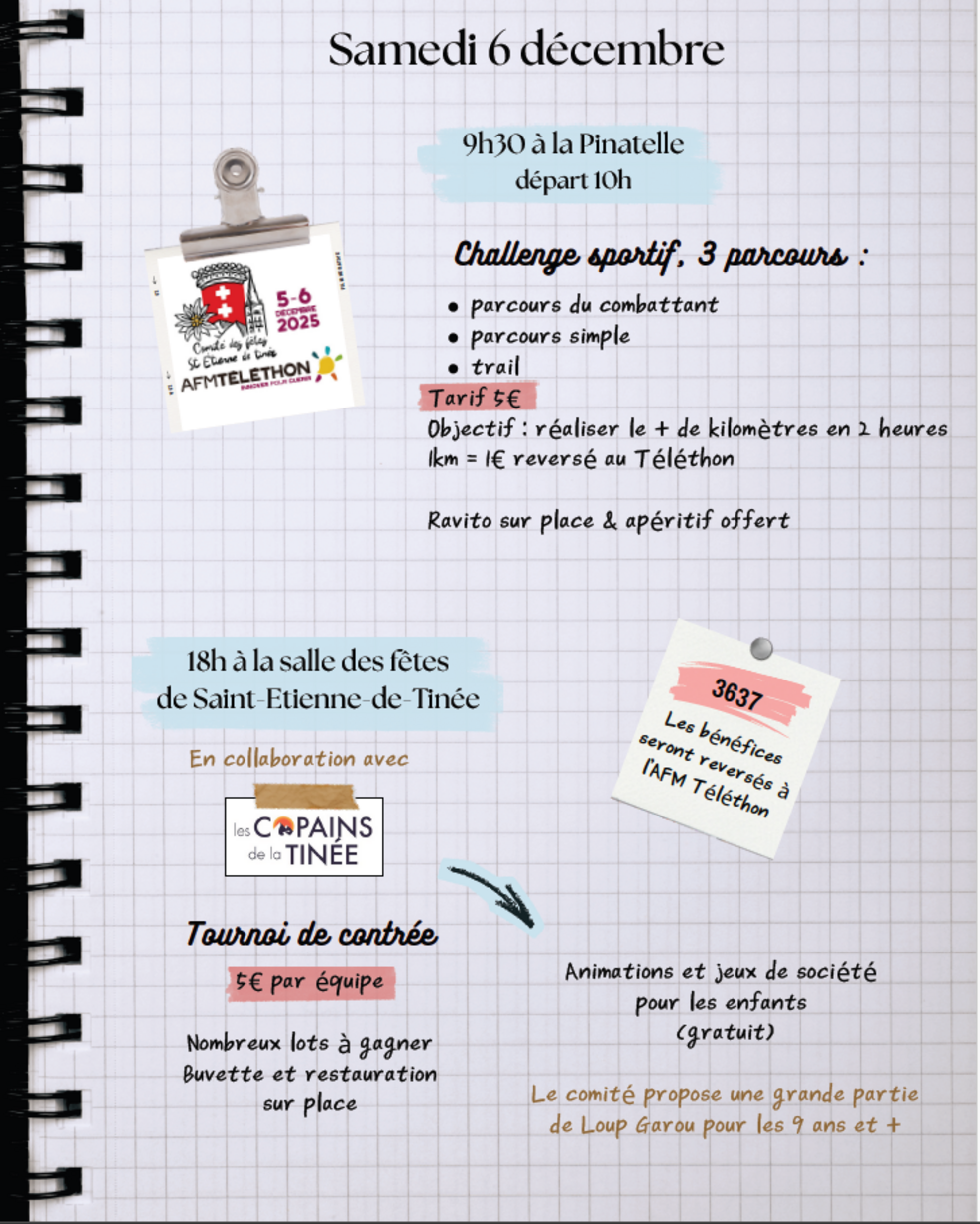 Téléthon 2025 Challenge sportif