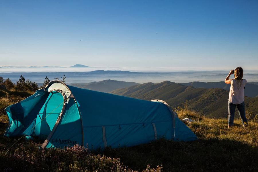 A bivouac trip in the Tanargue massif