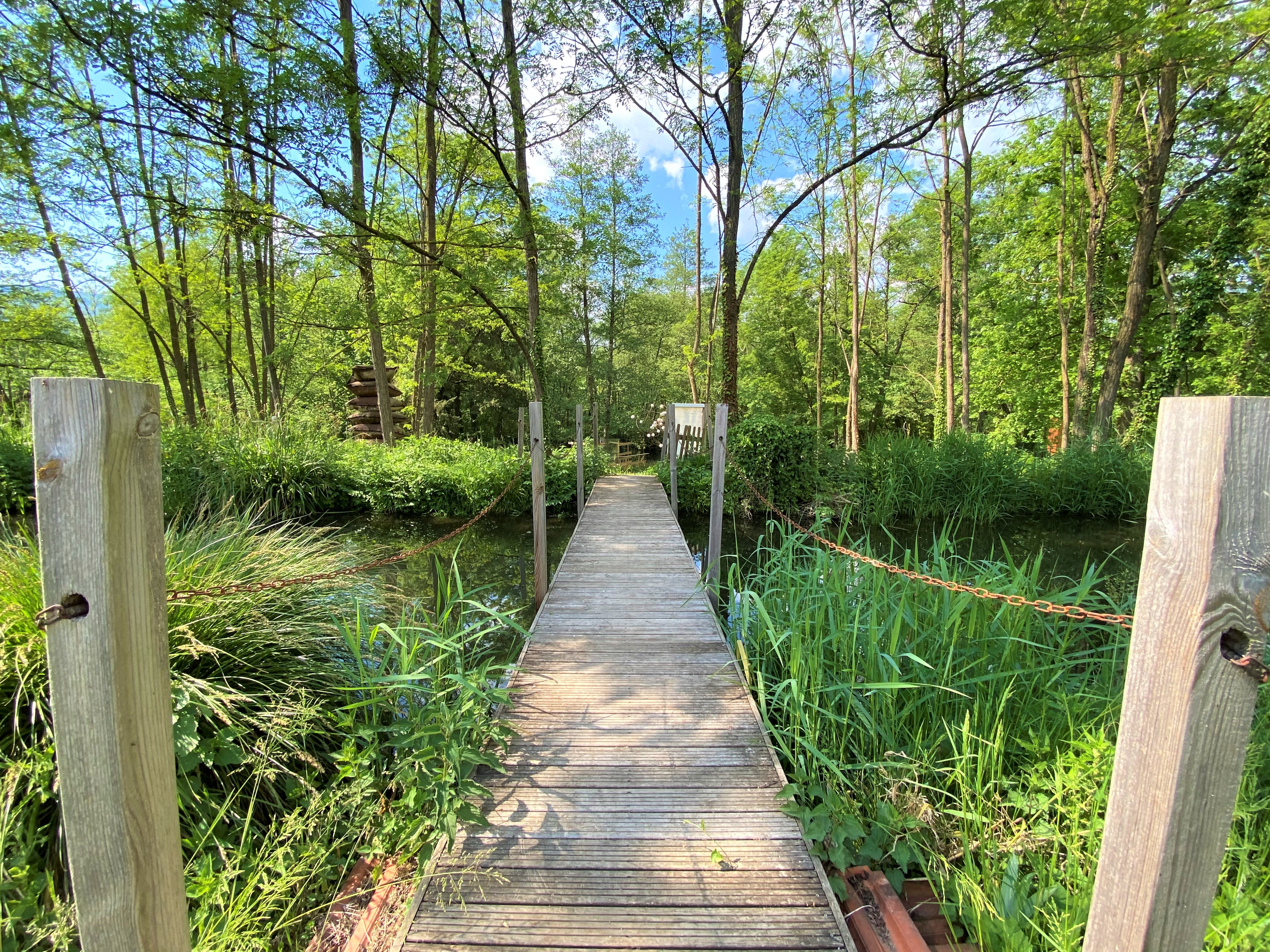 La rivière la Fure traversant le domaine