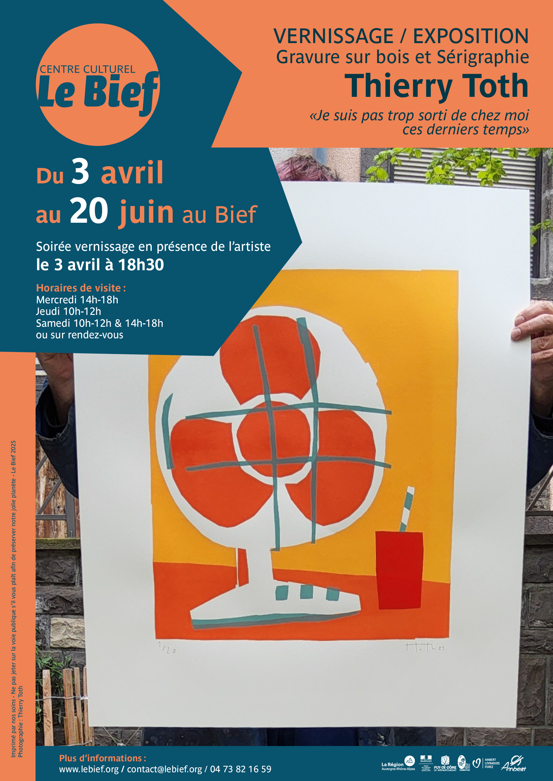 Sérigraphies et xylogravures de Thierry Toth // Ambert