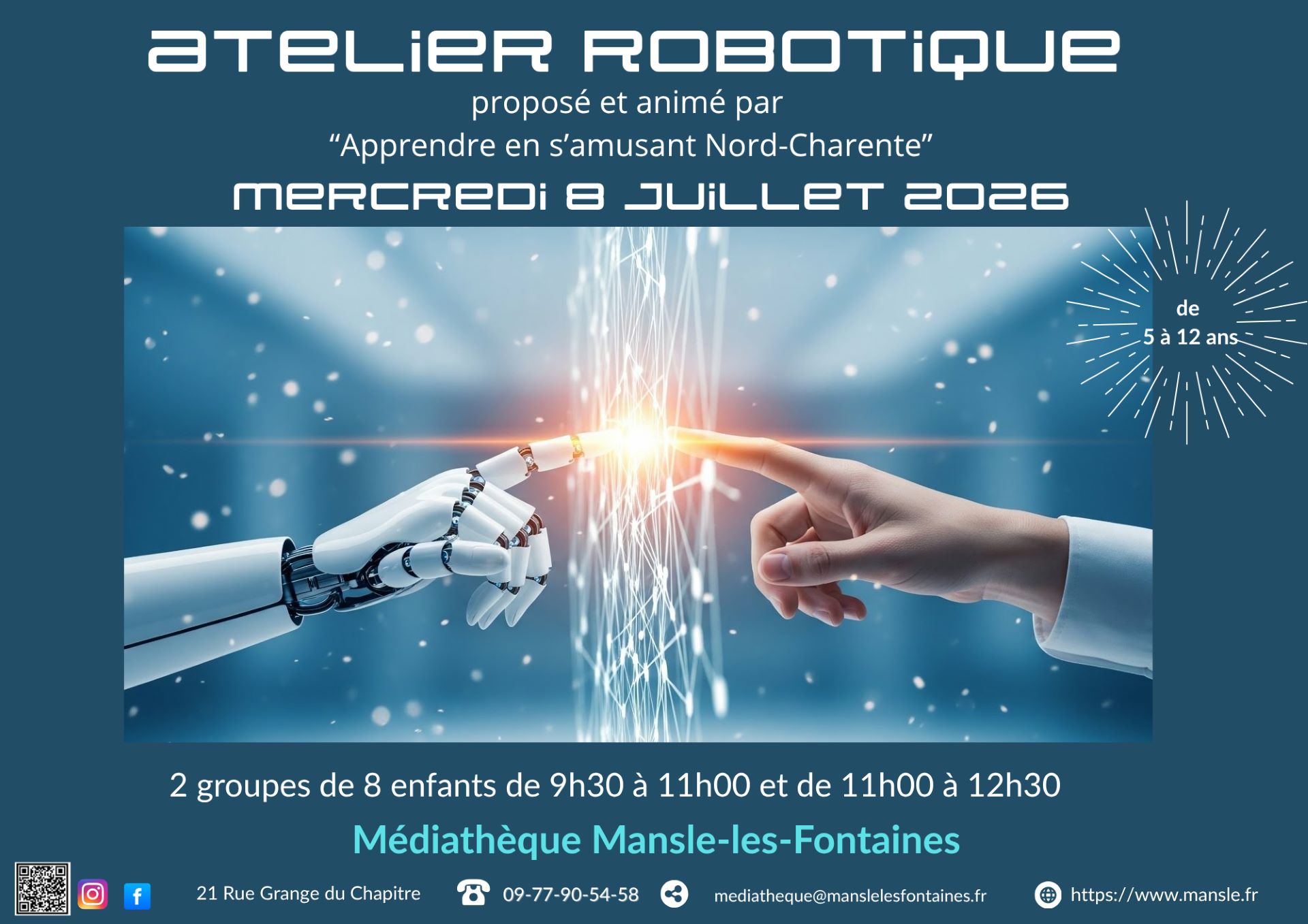 Atelier "Robotique - Apprendre en s'amusant"