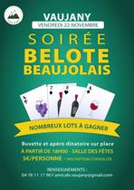 Soirée belote beaujolais