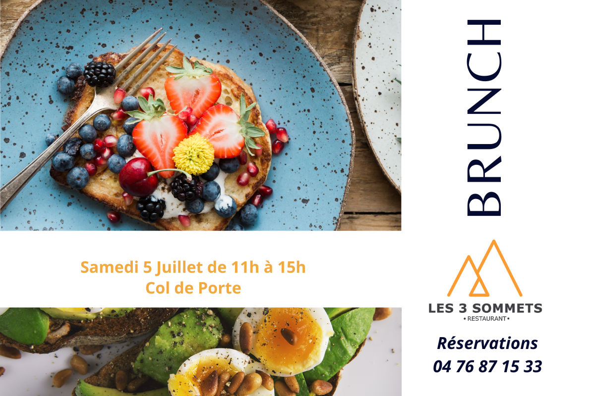 Brunch au Col de Porte