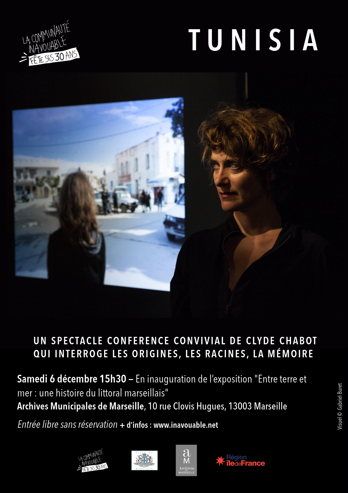 Spectacle conférence Tunisia aux Archives Municipales