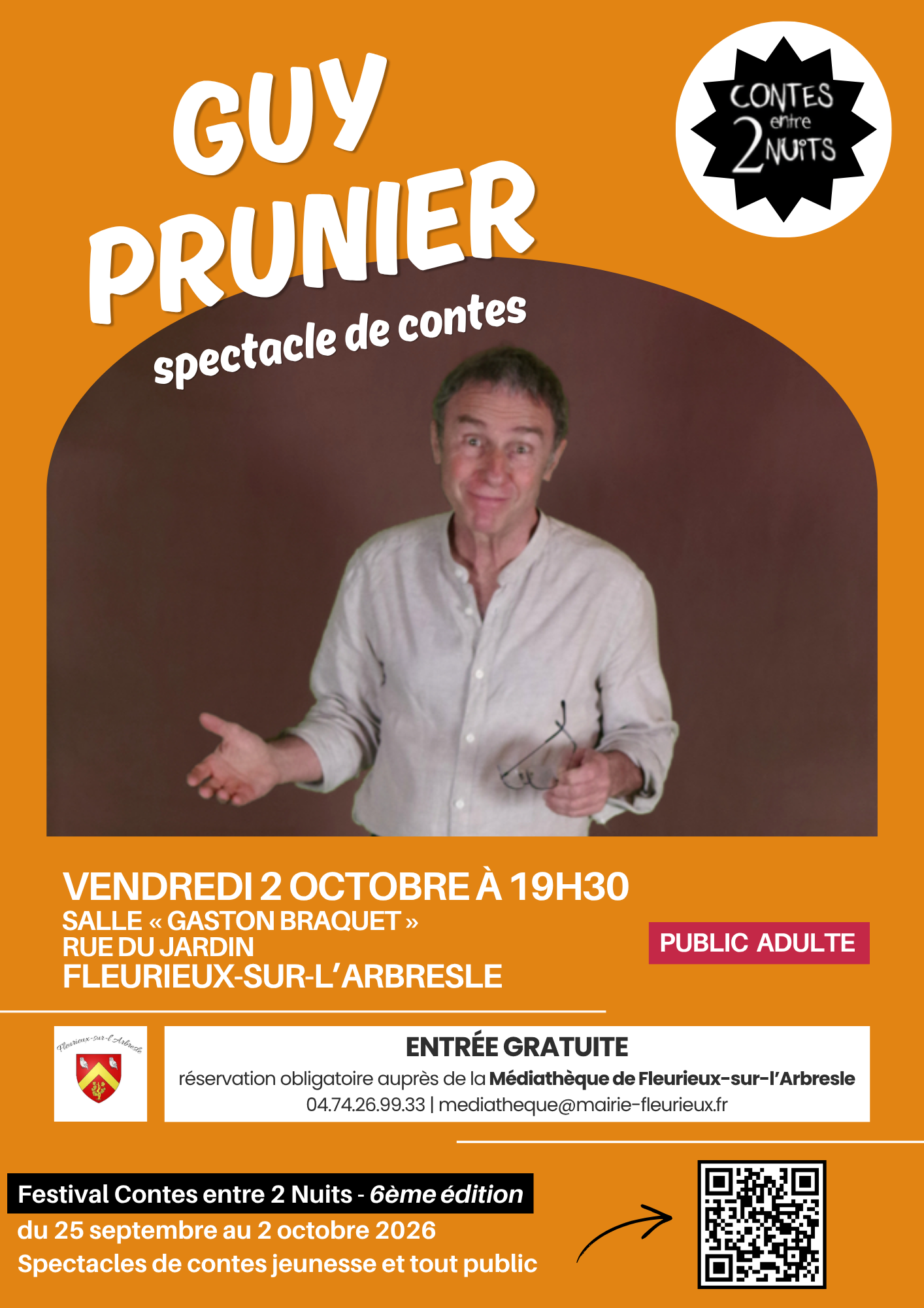 Guy Prunier à fleurieux sur l'arbresle