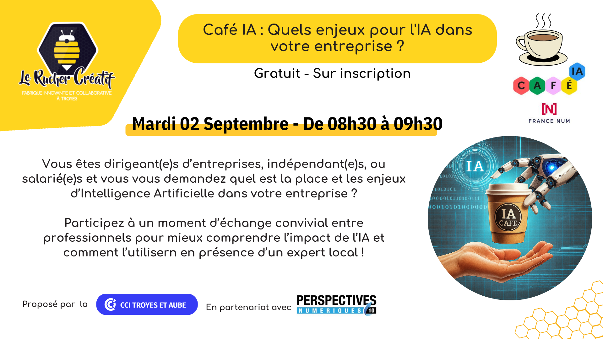 Café IA : Quels enjeux pour l'IA dans votre entreprise ?