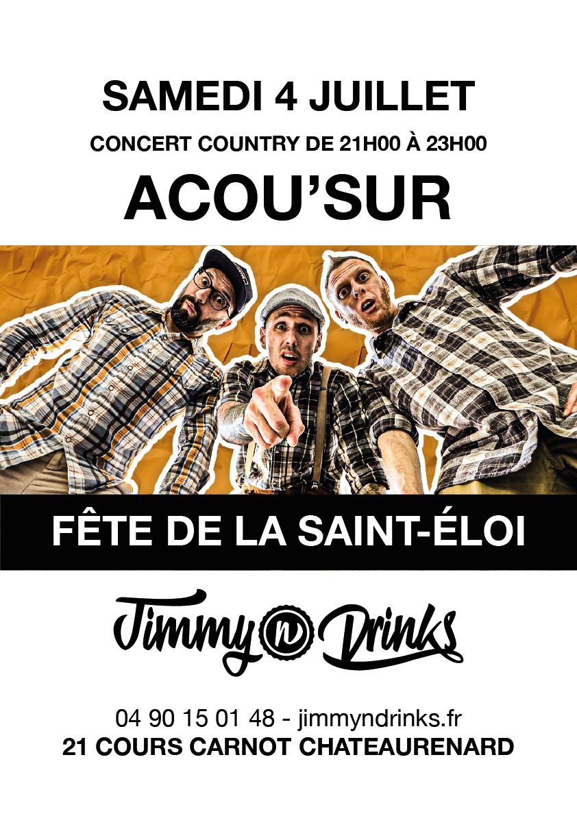 Concert "Acou’Sur" chez Jimmy n Drinks
