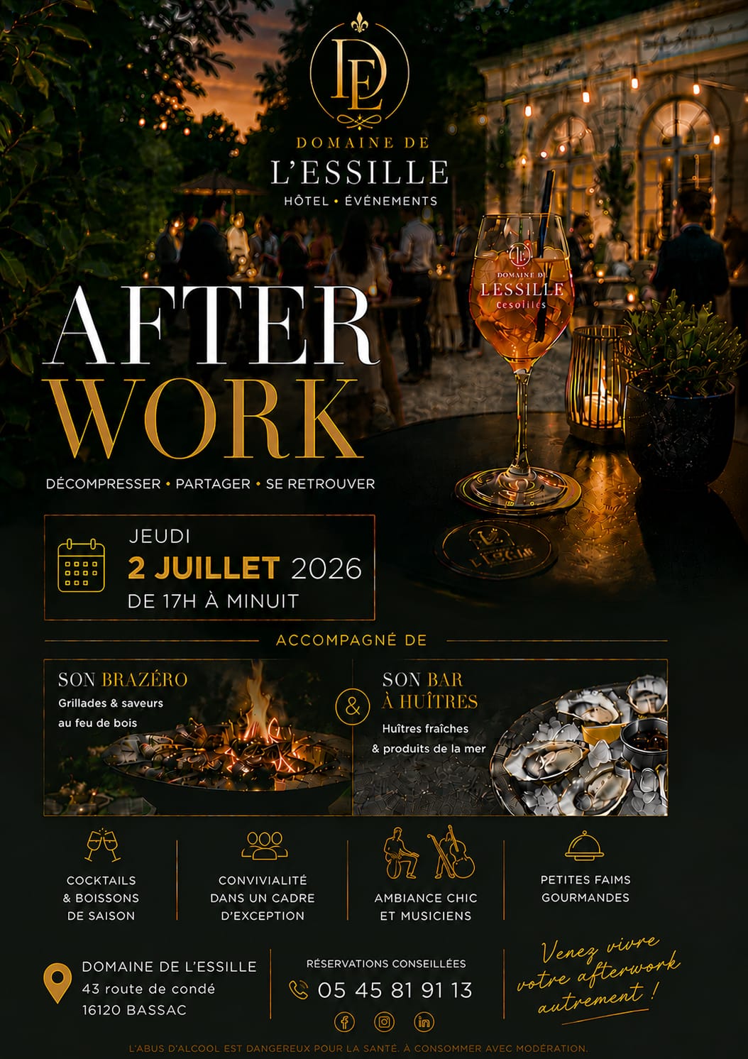 Afterwork au Domaine de L’Essille