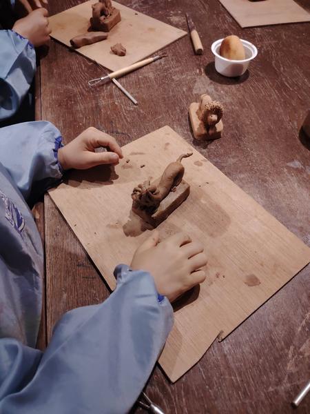 Atelier terre - Le roi des animaux