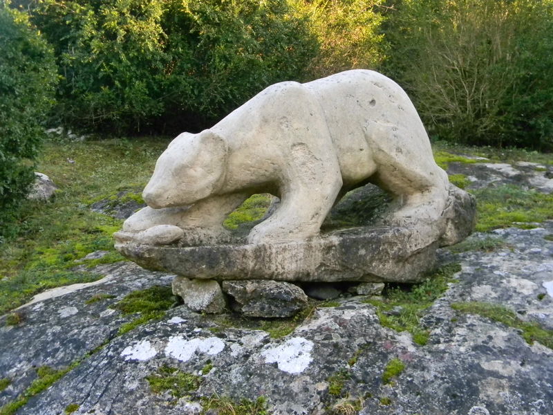 Sculpture lac de Barterand