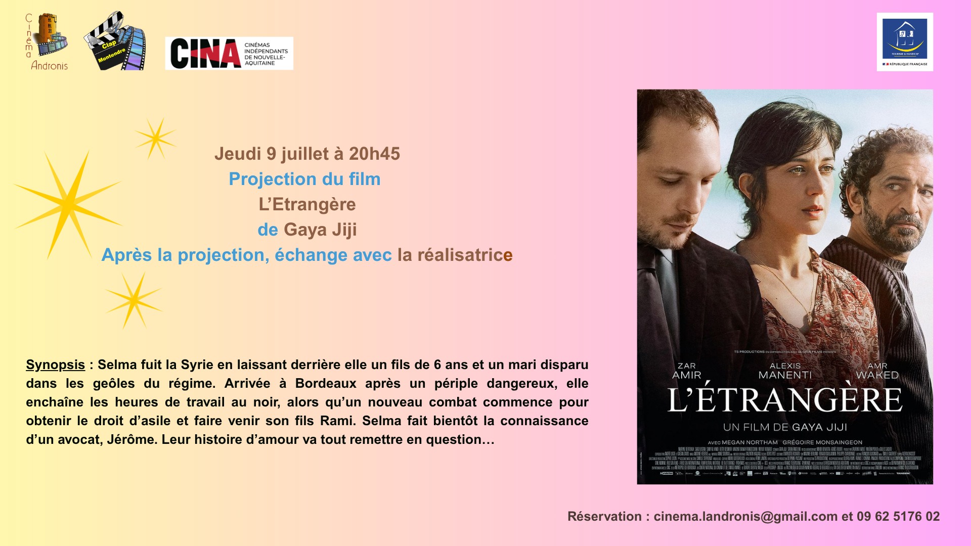 Projection " L'étrangère"