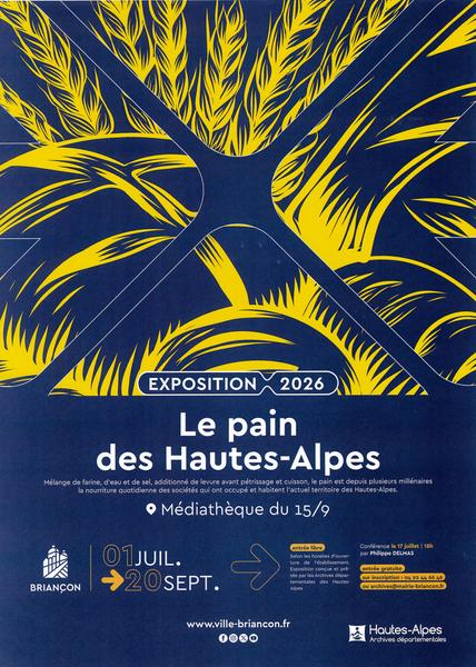 Exposition 'Le pain des Hautes-Alpes' à la médiathèque