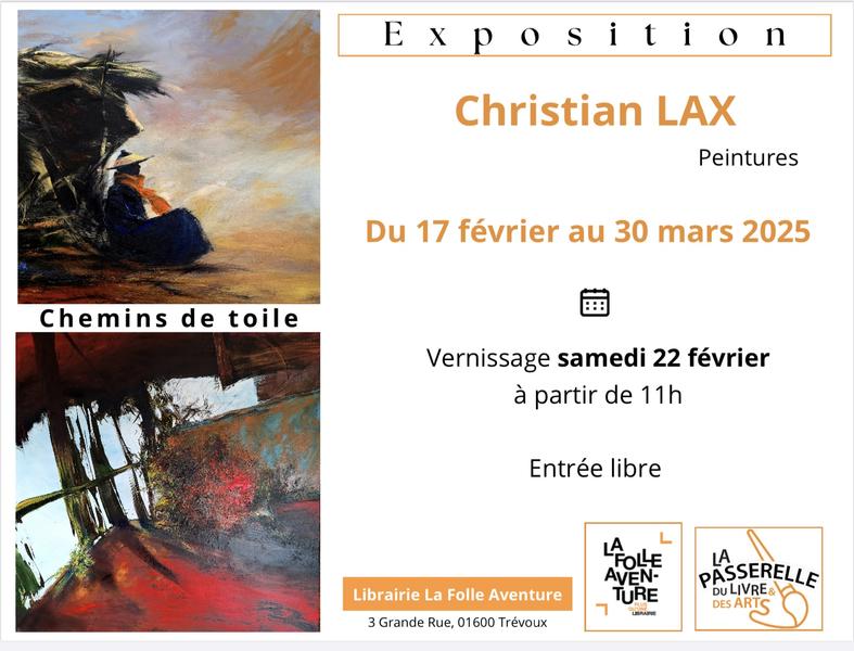 http://Exposition%20« Chemin%20de%20toile »%20%20Christian%20Lax