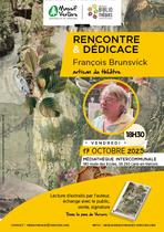 Affiche de la rencontre avec l'auteur François Brunsvick_Lans-en-Vercors