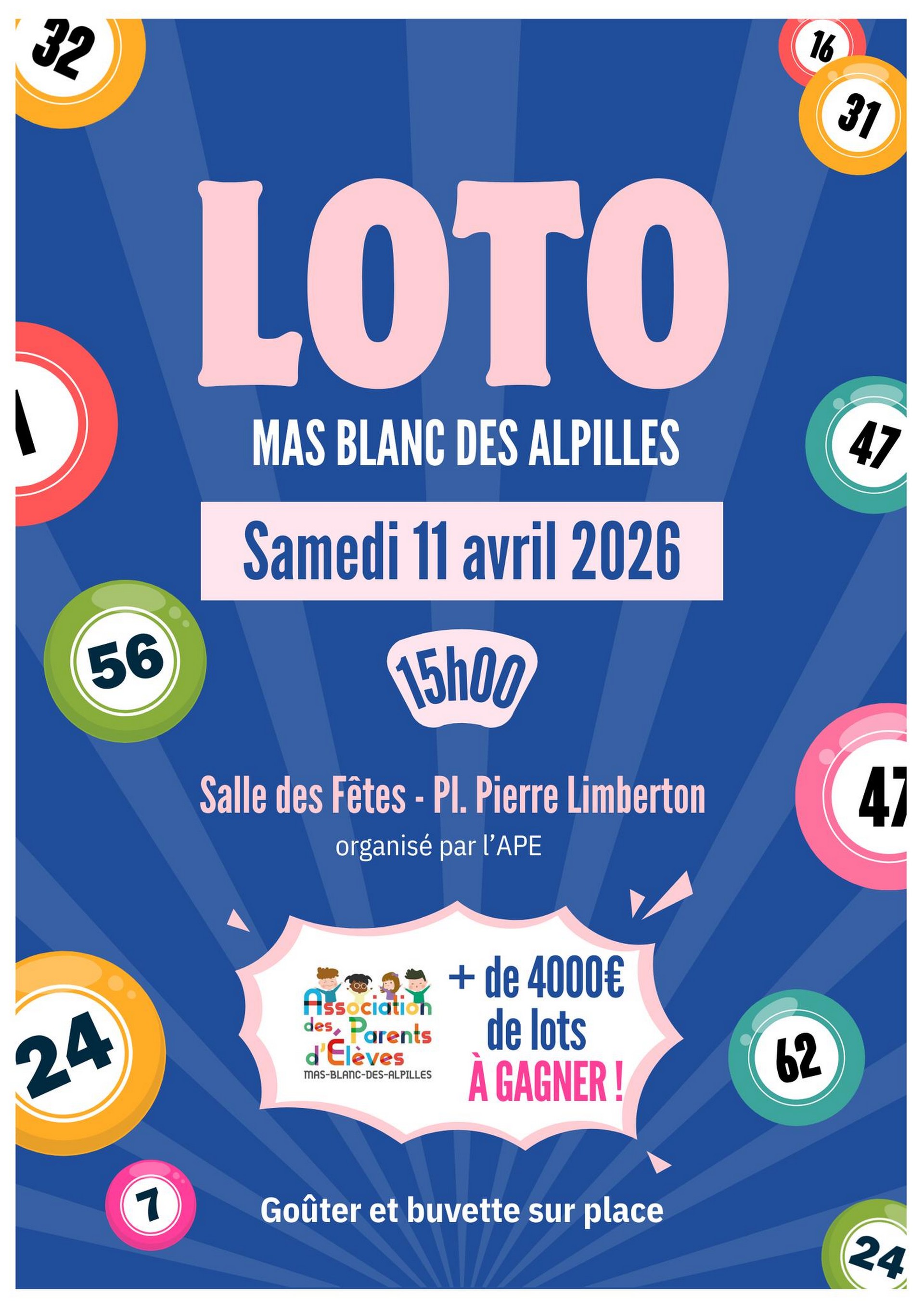 Loto à Mas Blanc les Alpilles