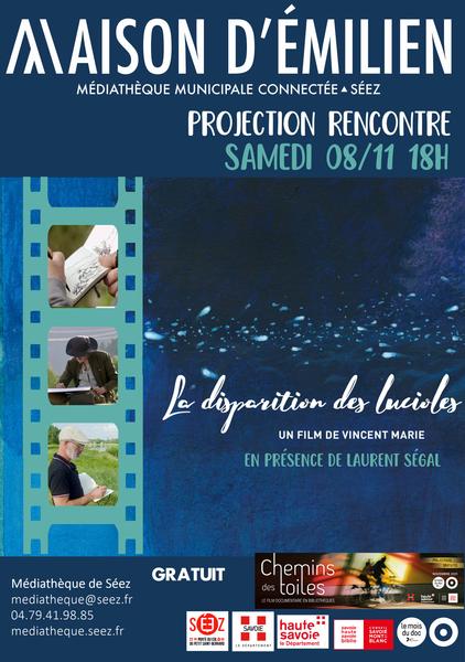 Projection d'un film à la médiathèque
