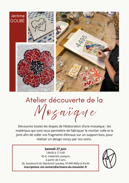 Atelier découverte de la mosaïque_Milly-la-Forêt