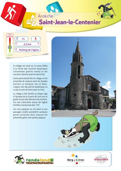 Randoland - jeu de piste pour enfants à St Jean le Centenier