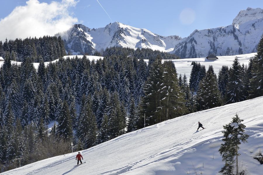 Snowboard à Abondance