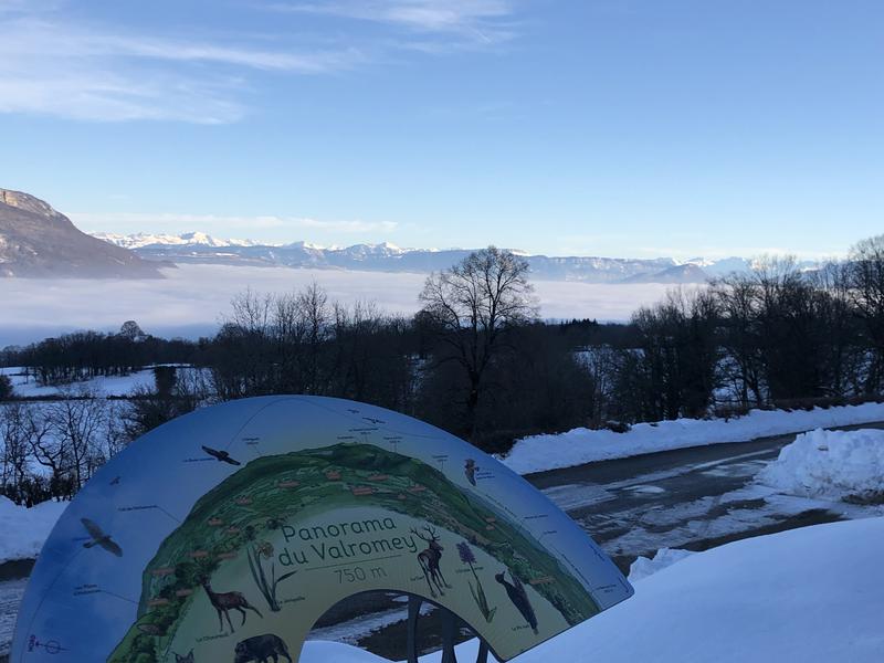 Table d'orientation du monument de la Lèbe_Valromey-sur-Séran