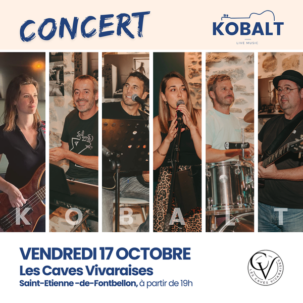 Affiche Vignoble en Scène : Concert Kobalt