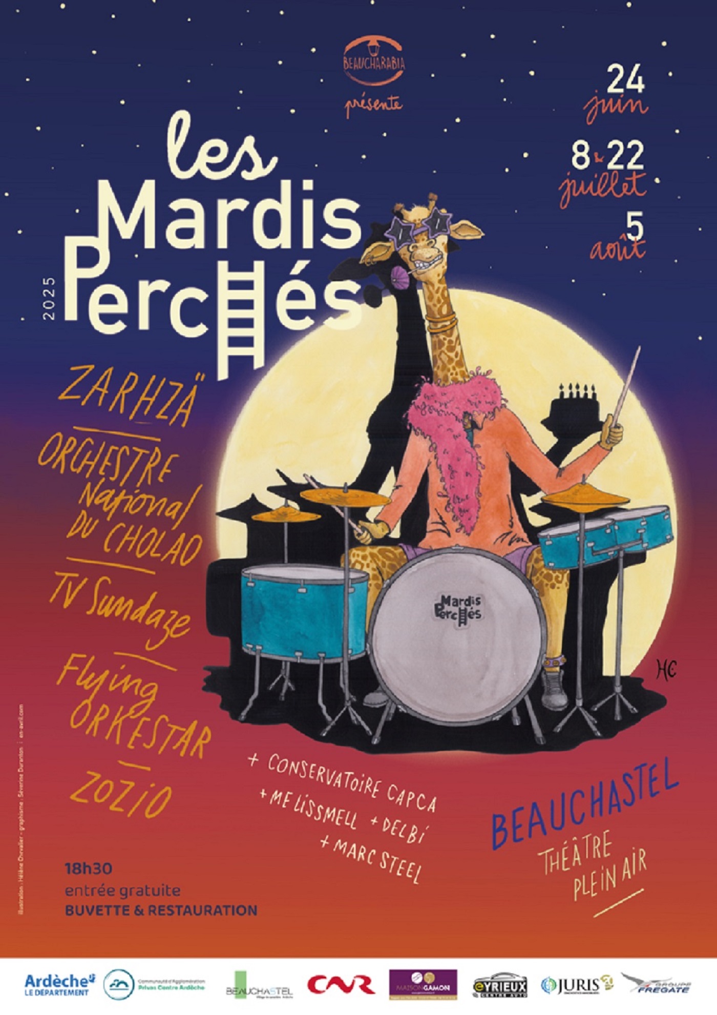 Affiche de la 5ème édition du festival 