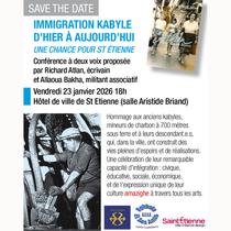 Conférence sur l'immigration Kabyle_Saint-Étienne