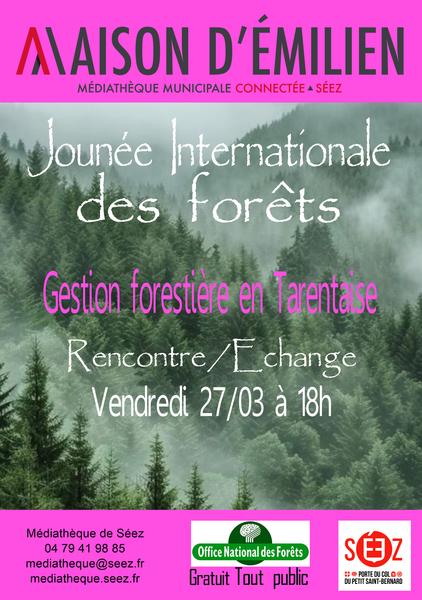 Rencontre et échanges avec l'ONF à la médiathèque