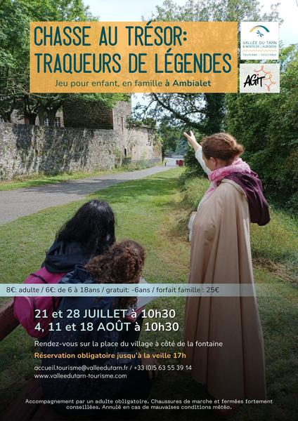 Chasse au trésor à Ambialet : Traqueurs de légendes