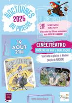Lo Radzouka & Cinécitéatro - musiques & théâtre - Nocturnes du prieuré 2025_Champdieu