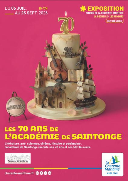 Exposition - Les 70 ans de l'Académie de Saintonge