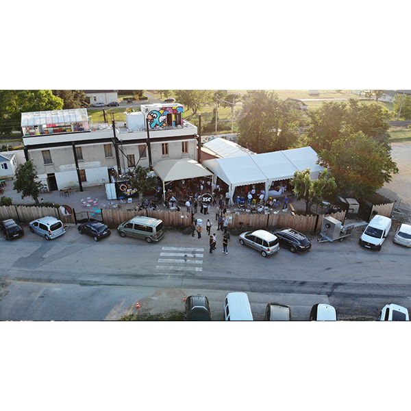 Triplettes social club vu du ciel