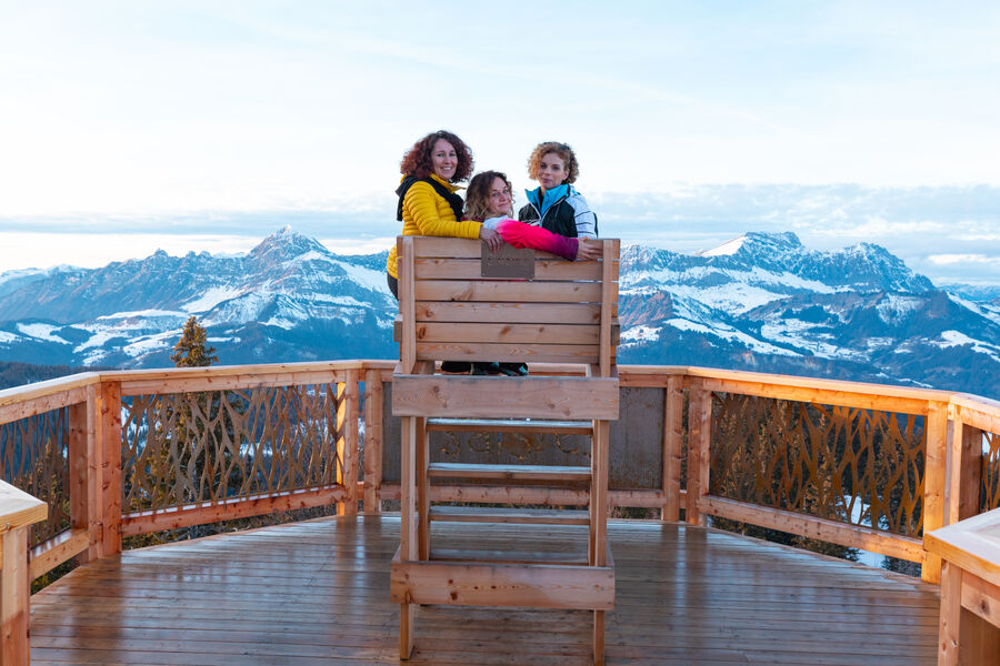 Balcon sur le Mont Blanc