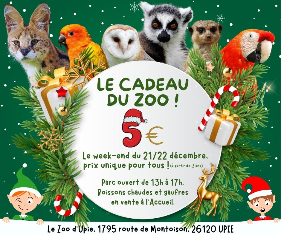 Journées de Noël : Le cadeau du Zoo !