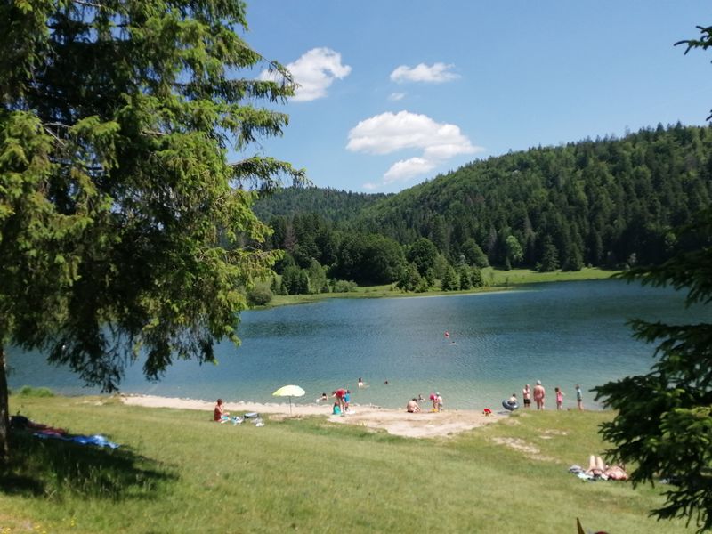 Baignade lac Genin