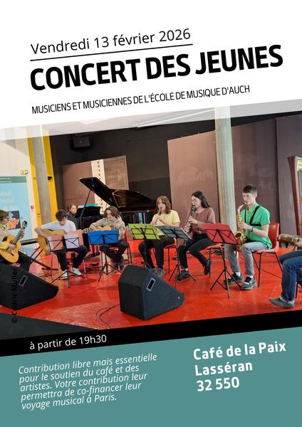 Concert des élèves de l'école de musique d'Auch_Lasséran