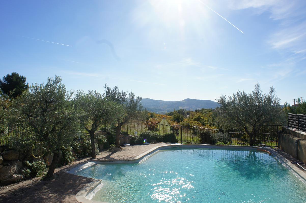 Piscine en Commun - Gites des Rabassiers - Vinsobres