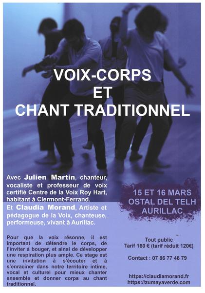 Voix corps et chant traditionnel_Aurillac