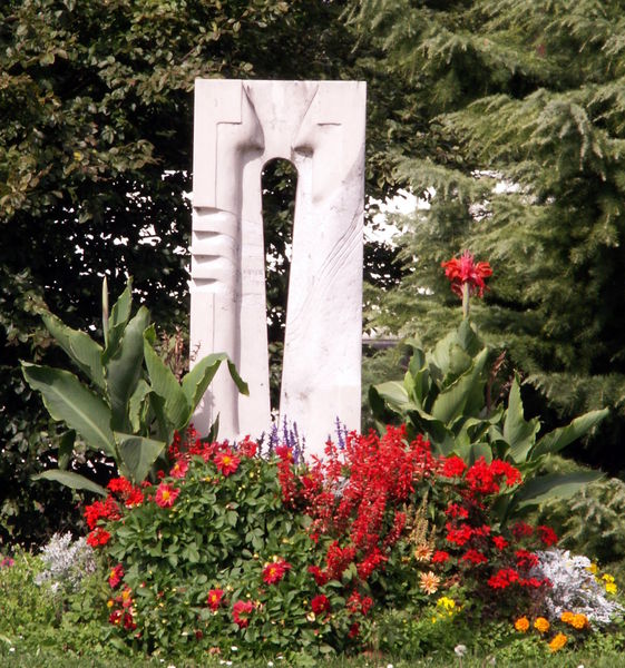 Sculpture Culoz - Stèle milliaire