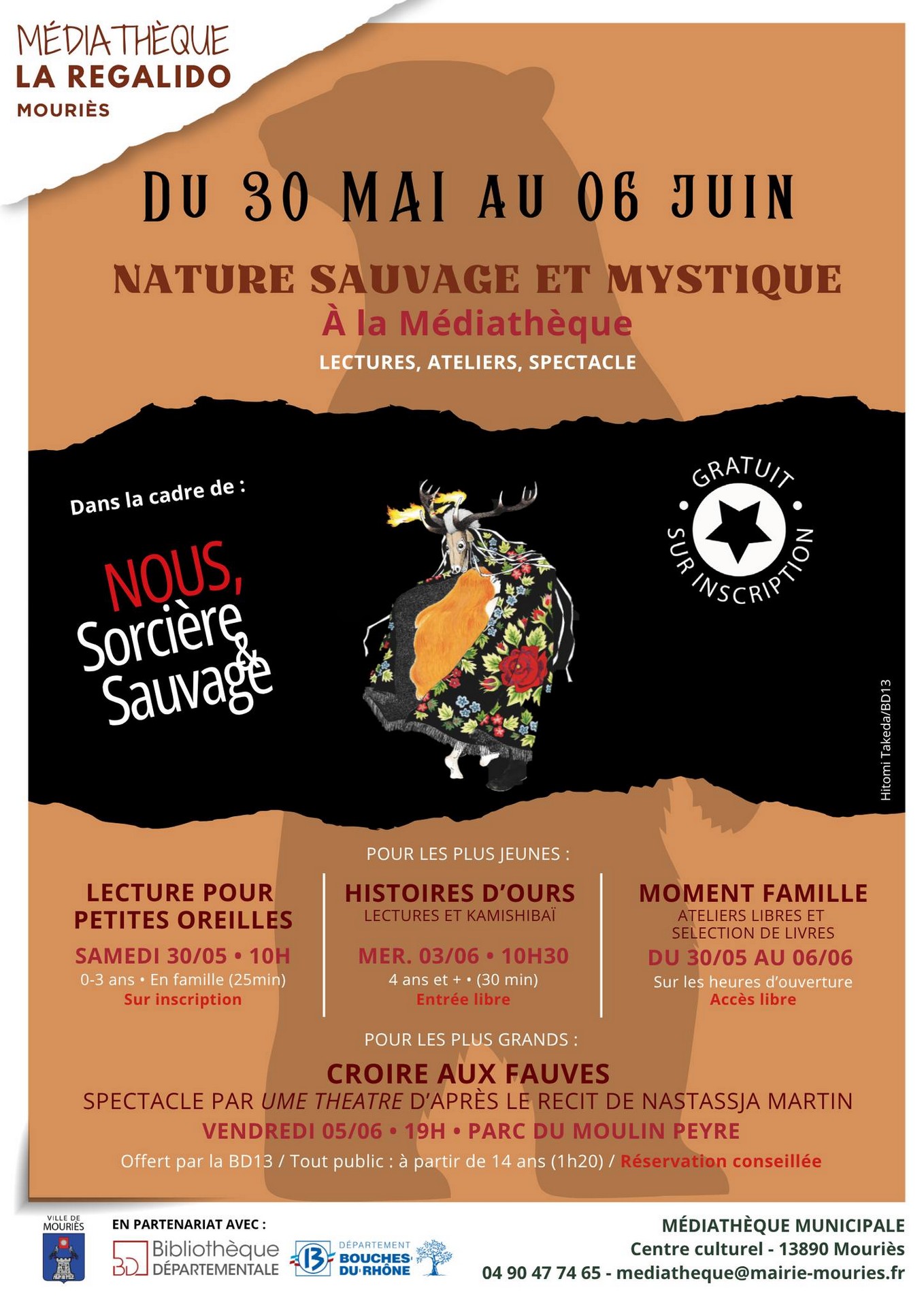 "Nature sauvage et mystique" à la Médiathèque de Mouriès