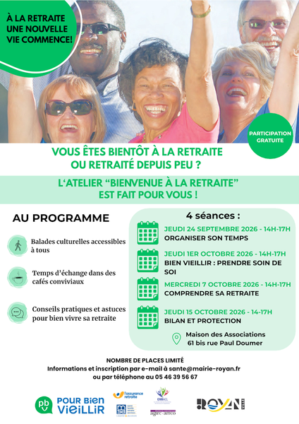 Atelier - Bienvenue à la retraite